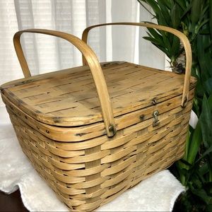 West Ridge Inc Picnic Basket Vintage